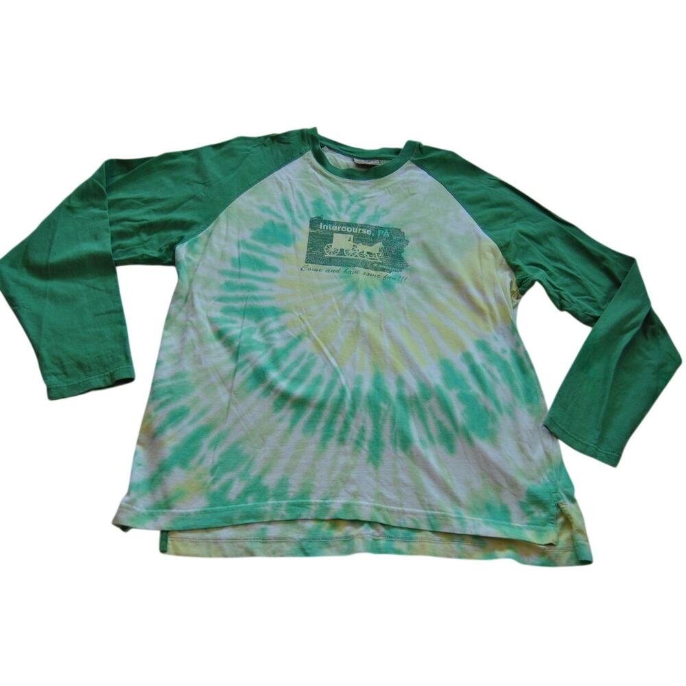 Intercourse PA Tie Dye Steve and Barry's Long Sleeve Shirt X-Large